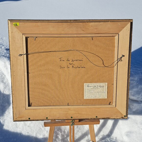 Painting Fin Du Journee Sur Le Richelieu By Phillipe Richard - Picture 7 of 13